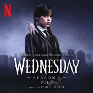 wednesday addams Bad moon rising artwork
